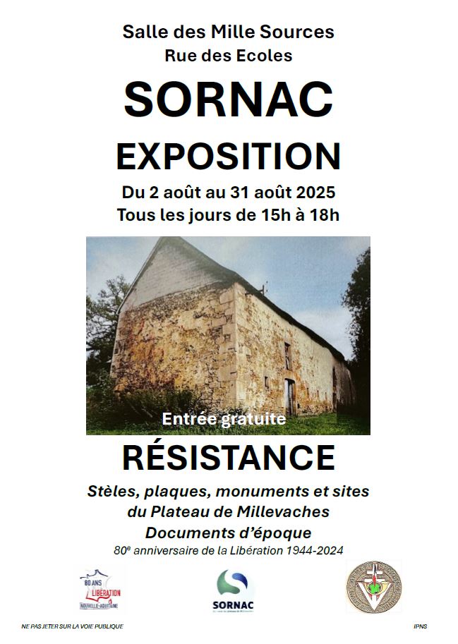 Exposition "Résistance : stèles, plaques, monu ...