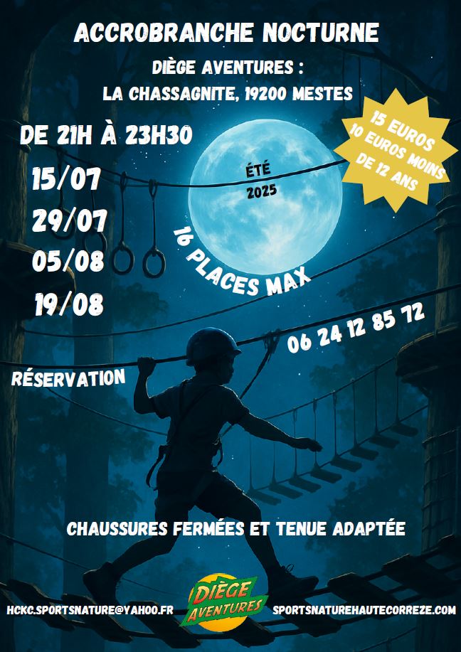 Accrobranche nocturne
