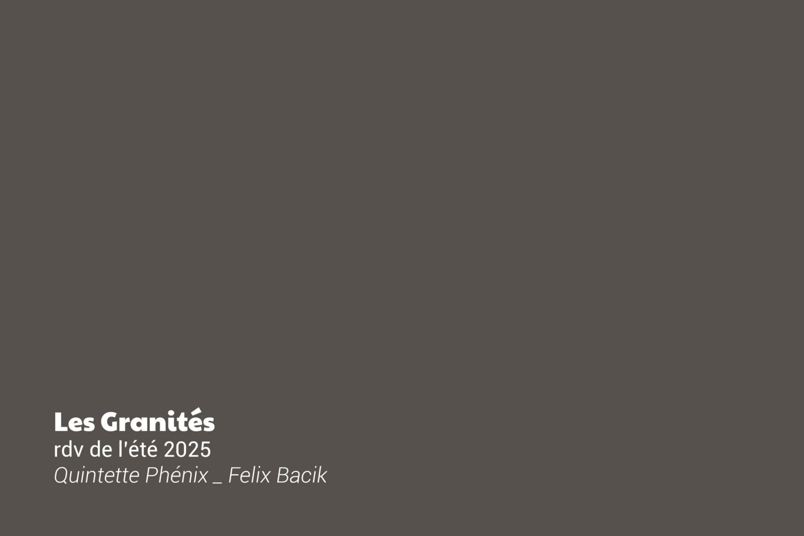 Quintette Phénix, musique
