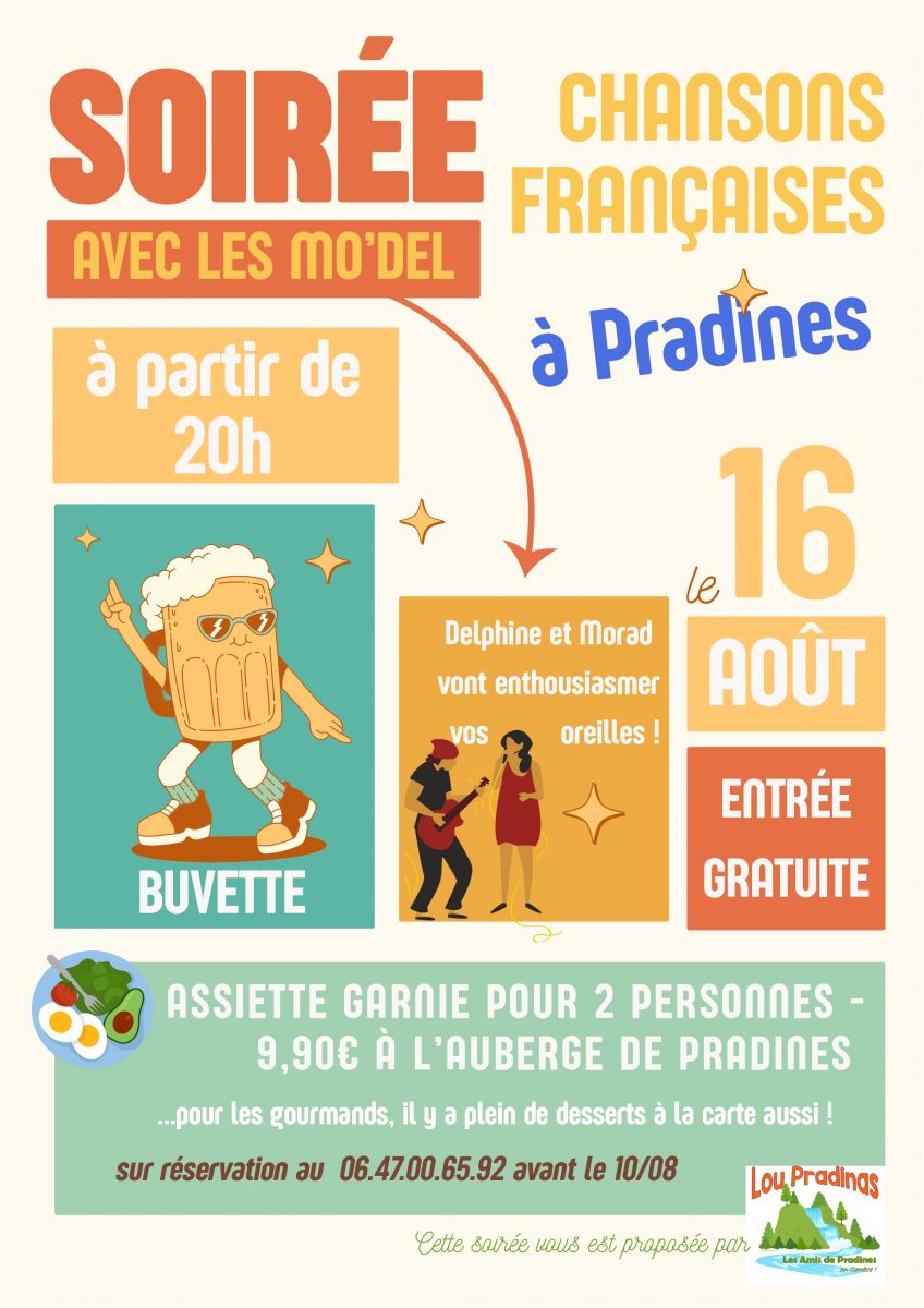 Soirée chantante à Pradines