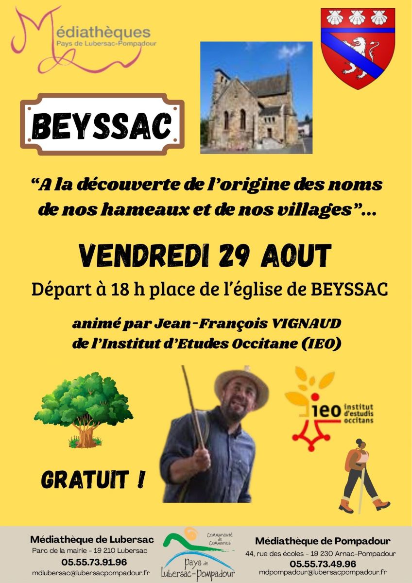 Balade toponymique à Beyssac