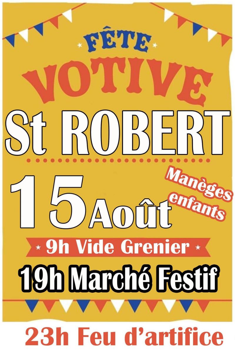 Vide grenier à Saint-Robert