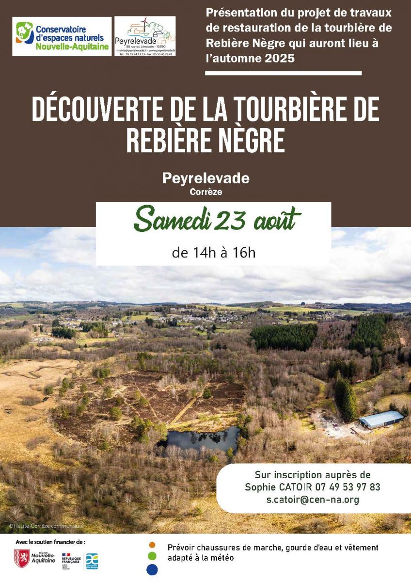 Découverte de la tourbière de Rebière Nègre