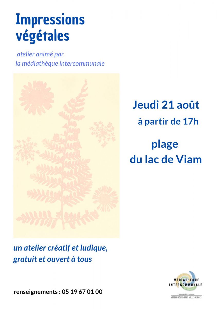 Atelier Impressions végétales