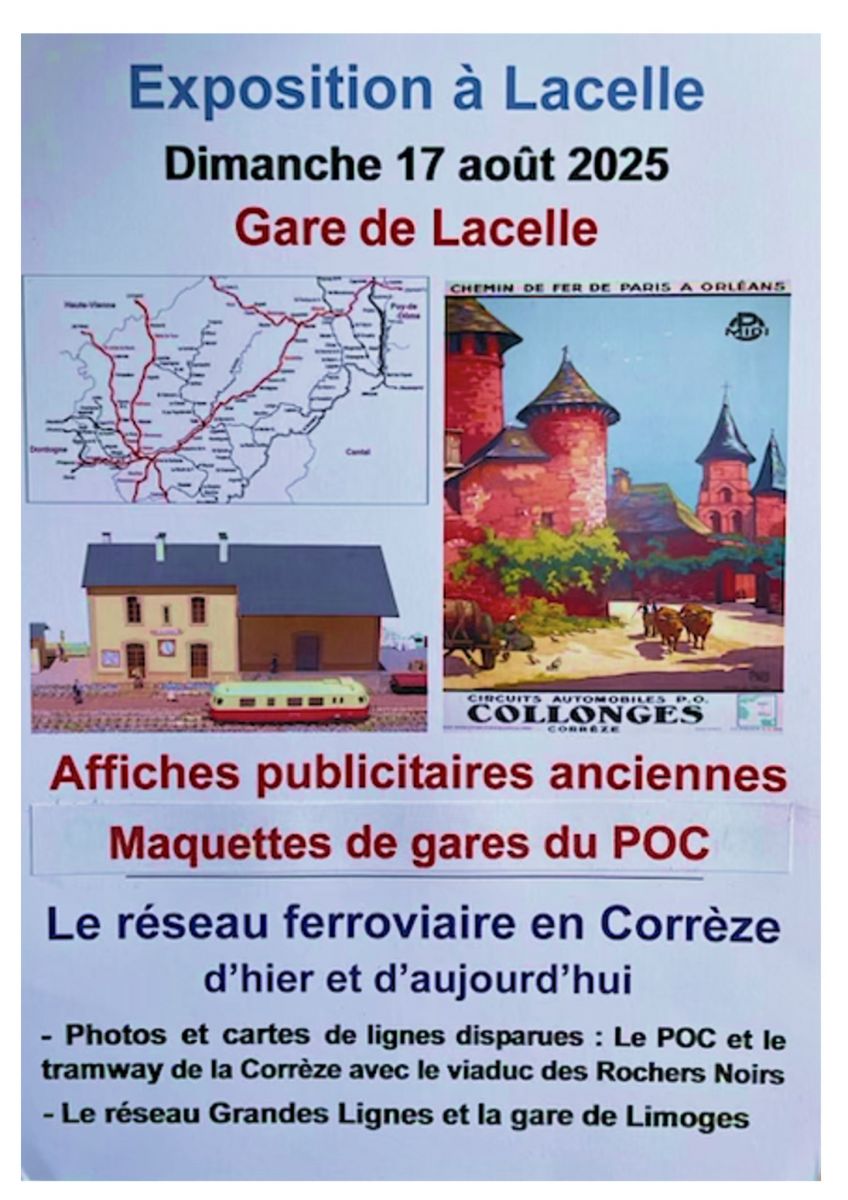 Exposition : le réseau ferroviaire en Corrèze  ...