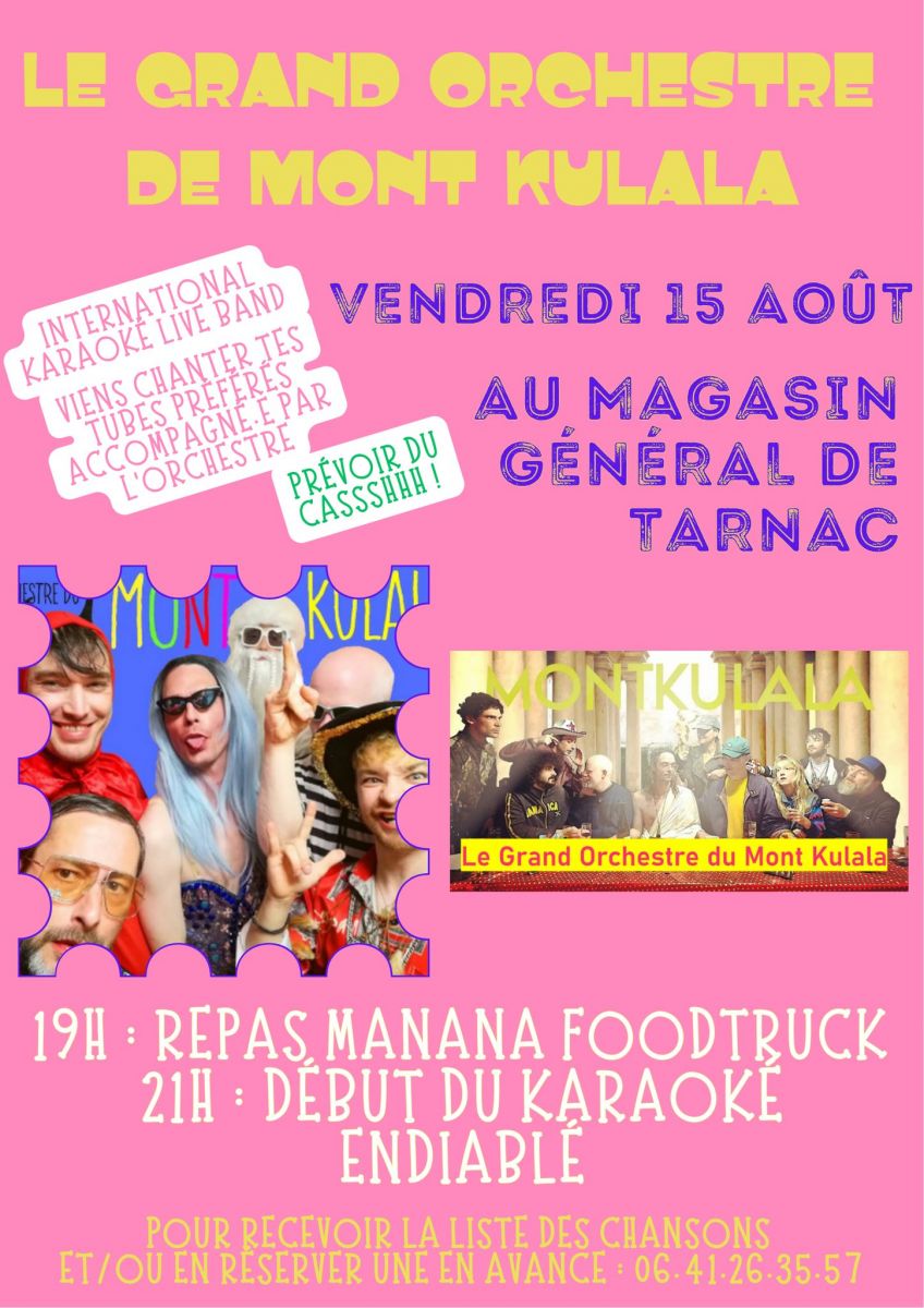 Karaoké et foodtruck