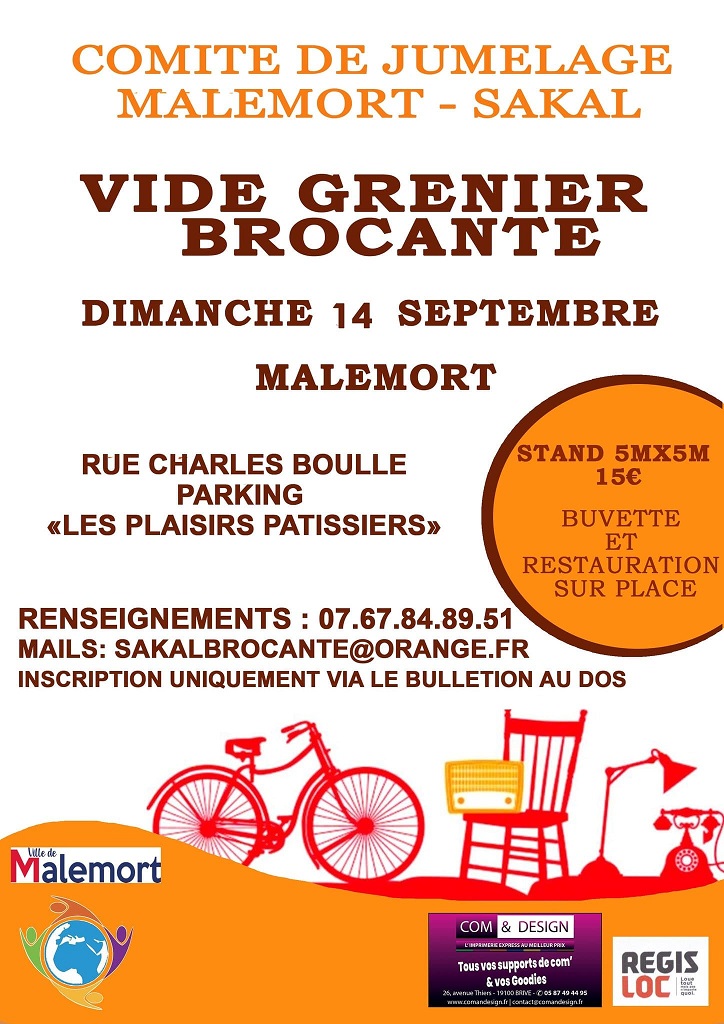 Vide-greniers - brocante du Comité de Jumelage ...