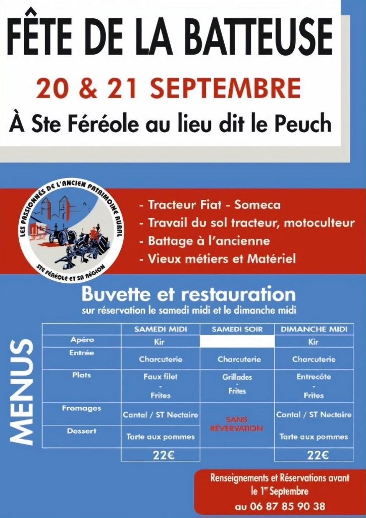 Fête de la batteuse