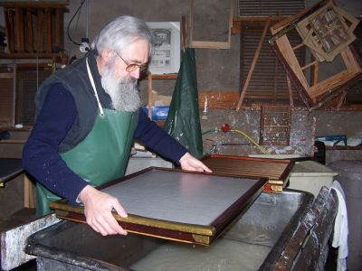 La Cours des Arts : Fabrication de papier