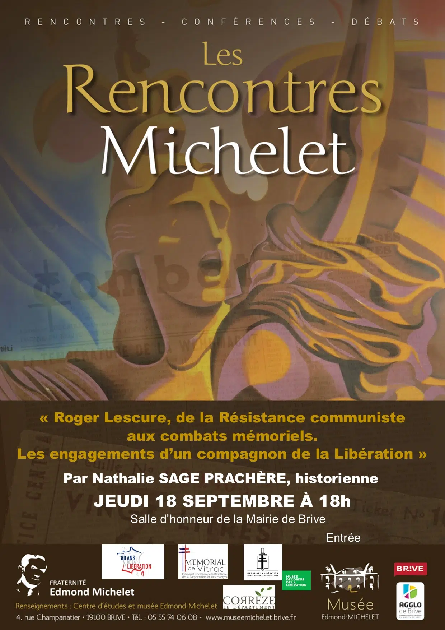 Les rencontres Michelet: « Roger Lescure, de l ...