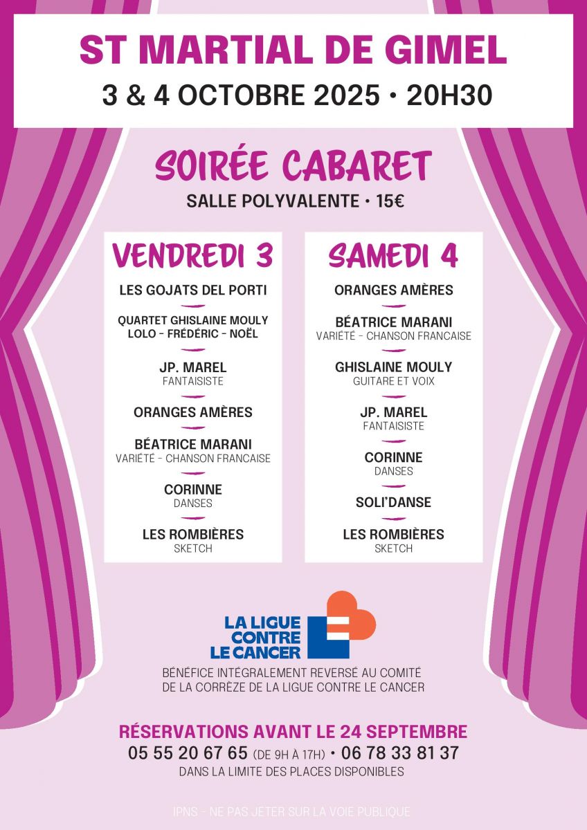 Soirées Cabaret