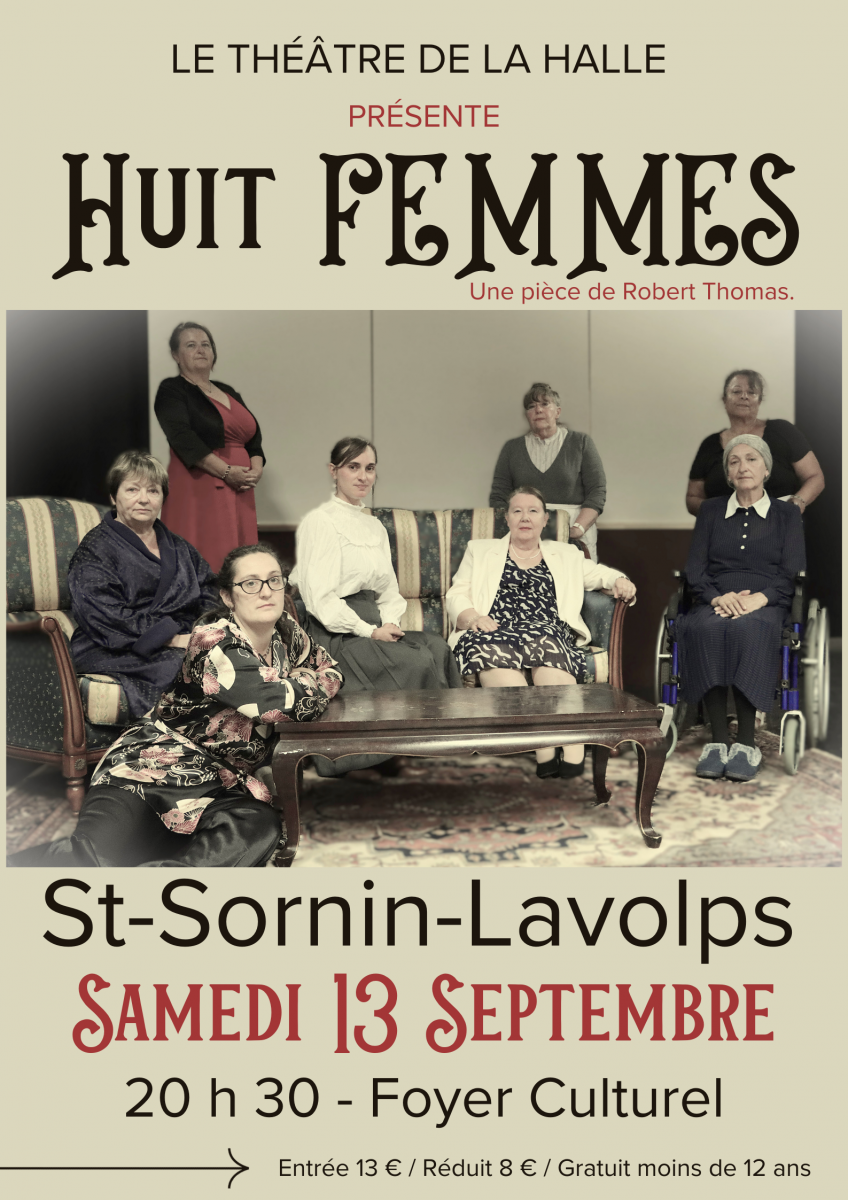 Soirée théâtre : Huit femmes