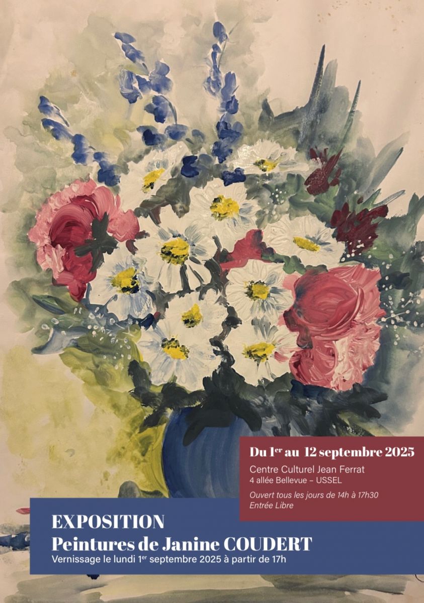 Exposition peintures de Janine Coudert