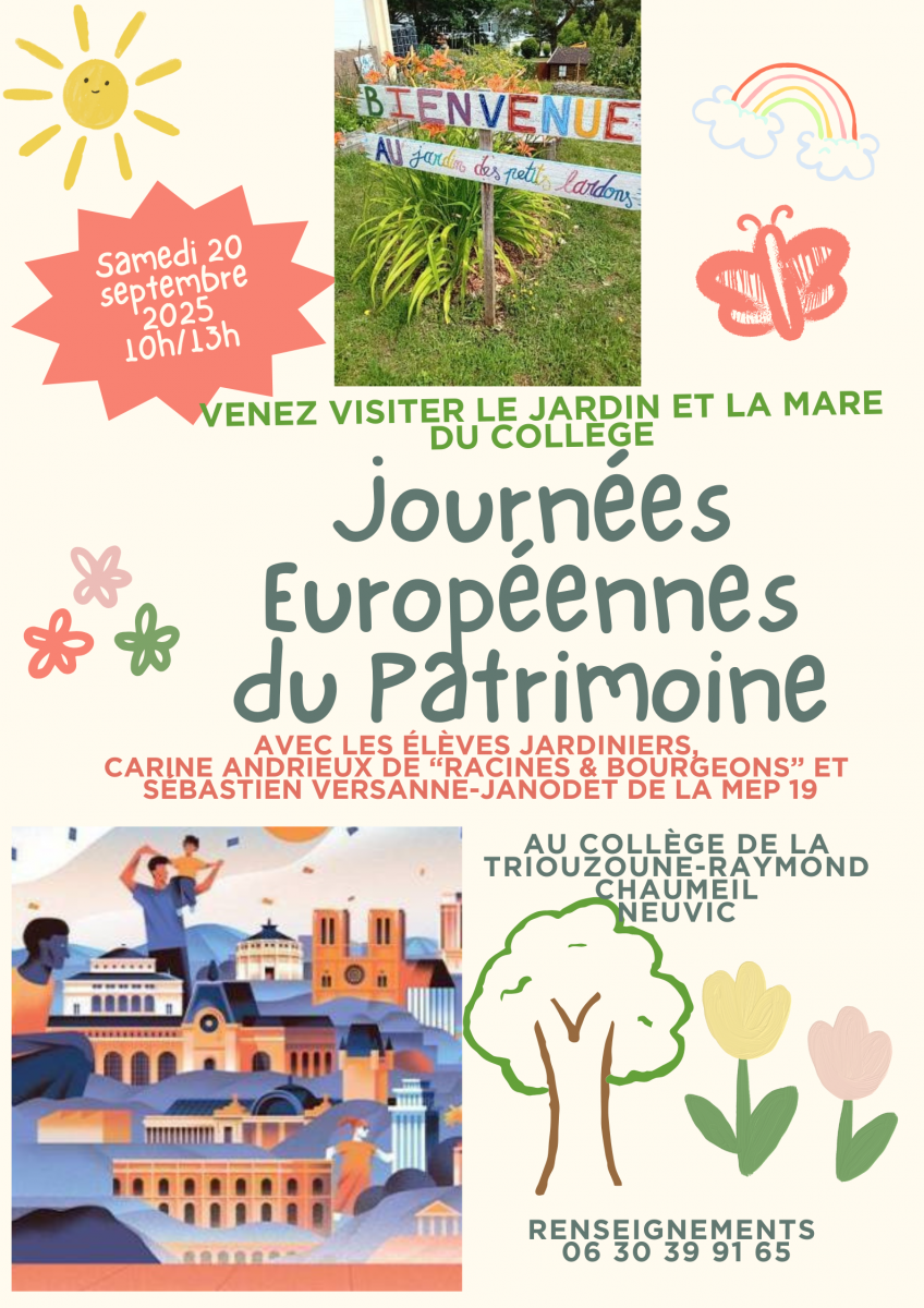 Journées Européennes du Patrimoine Collège la  ...
