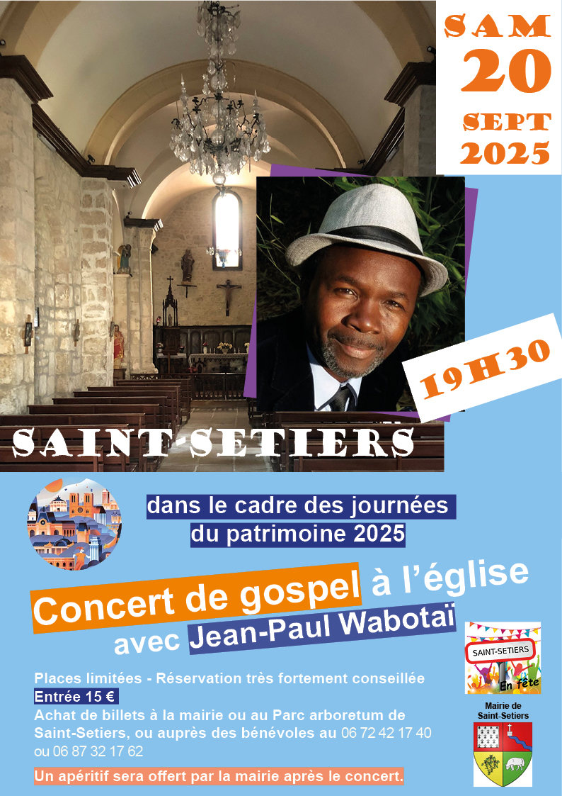 Concert de gospel avec Jean-Paul Wabotaï