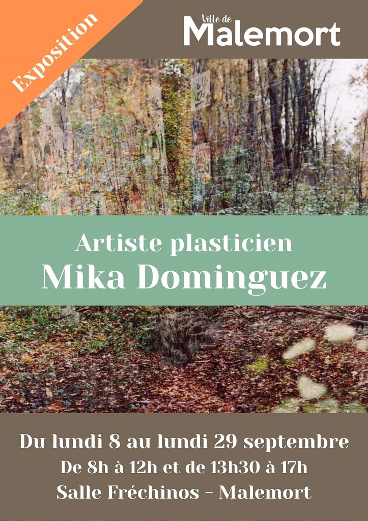 Exposition de l'artiste plasticien Mika Dominguez