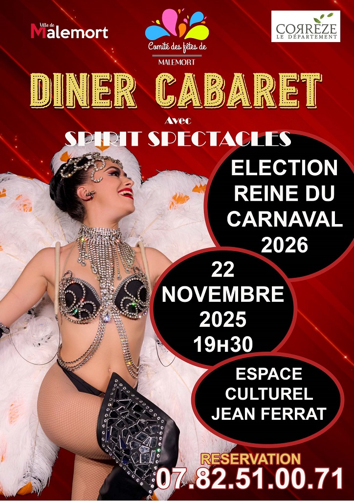 Dîner cabaret spectacle : Election de la Reine ...