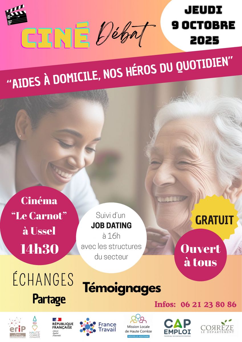 Ciné débat "Aides à domicile, nos héros du quo ...