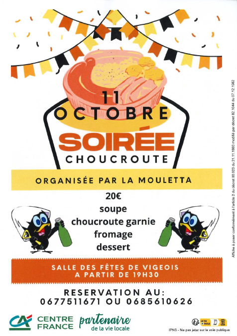 Soirée Choucroute