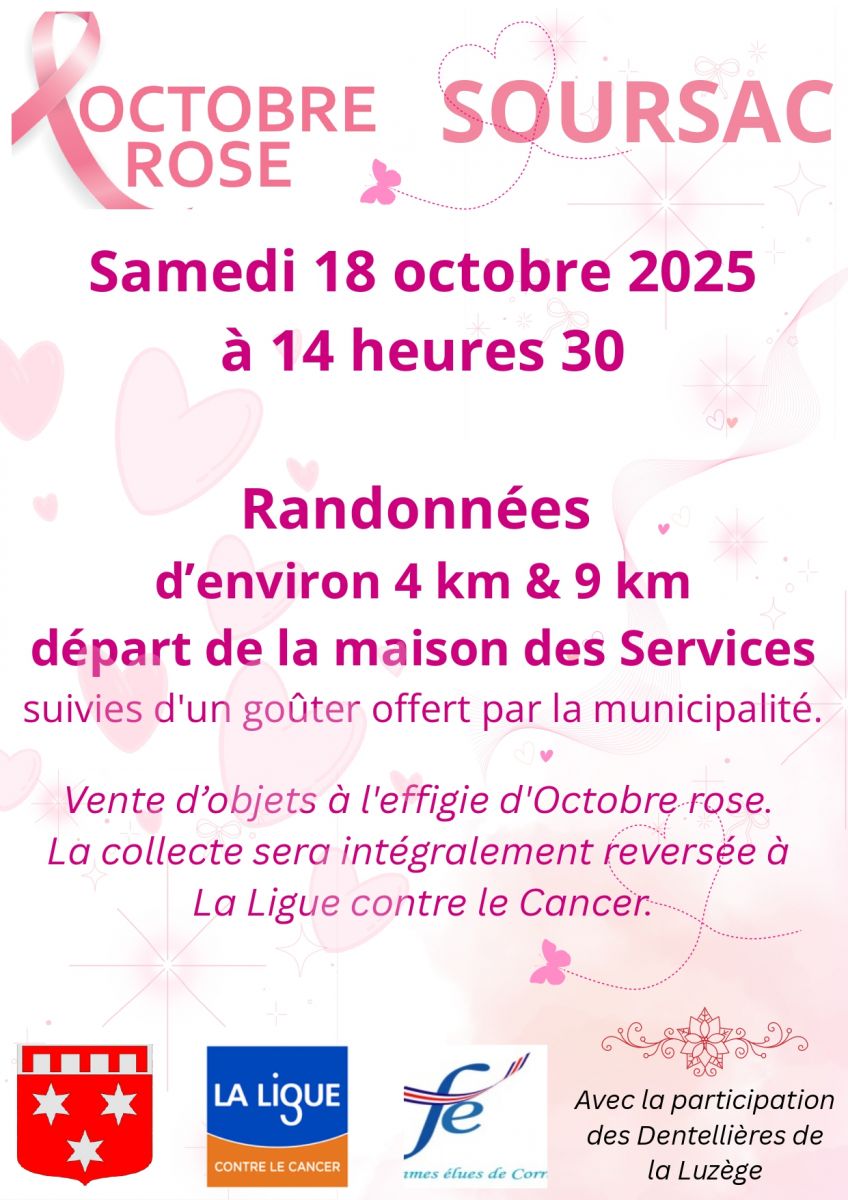 Octobre Rose à Soursac