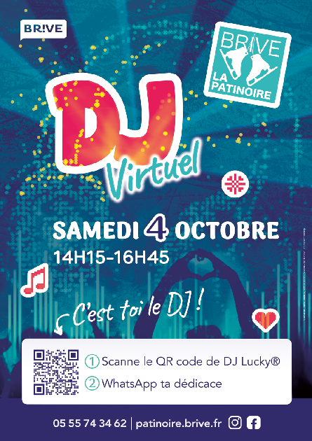 Animation DJ virtuel (Patinoire Municipale Brive)