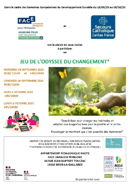 Jeu de l’Odyssée du changement (Appartement pé ...