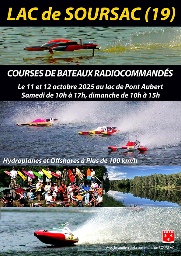 Courses de bateaux télécommandés