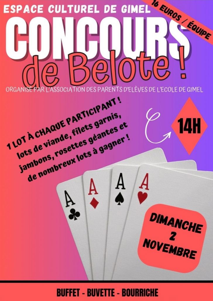 Concours de belote