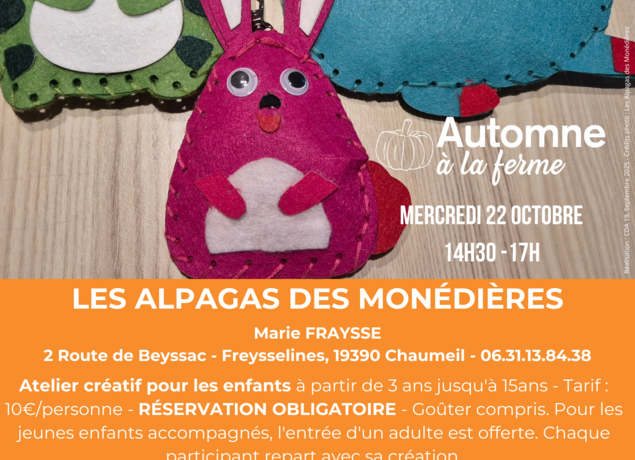 Automne à la ferme - Les Alpagas des Monédières