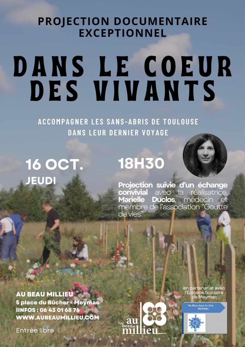 Projection documentaire Dans le coeur des vivants