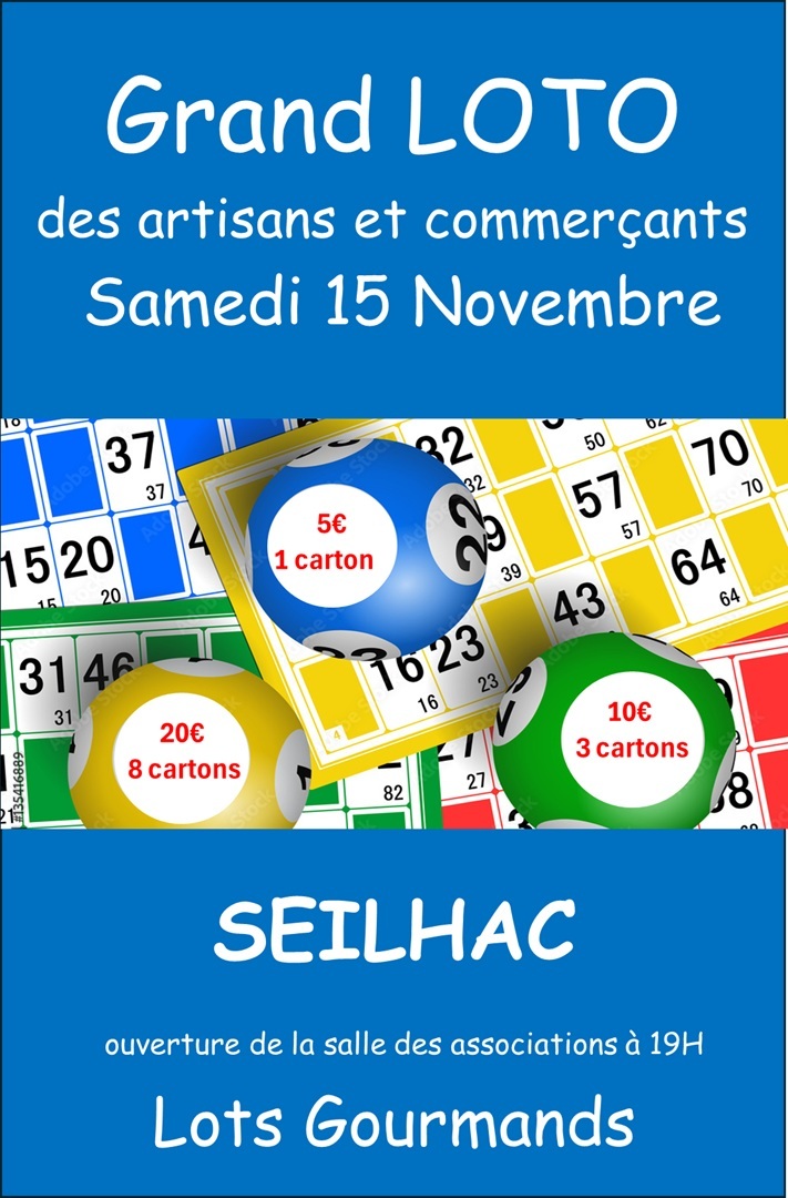 loto gourmands des artisans et commerçants de  ...