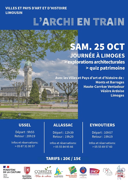 L'archi en train, journée à Limoges