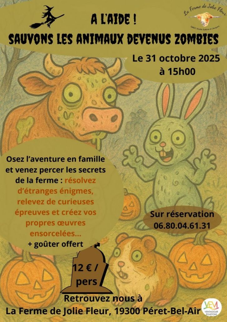 Halloween à la ferme de Jolie Fleur