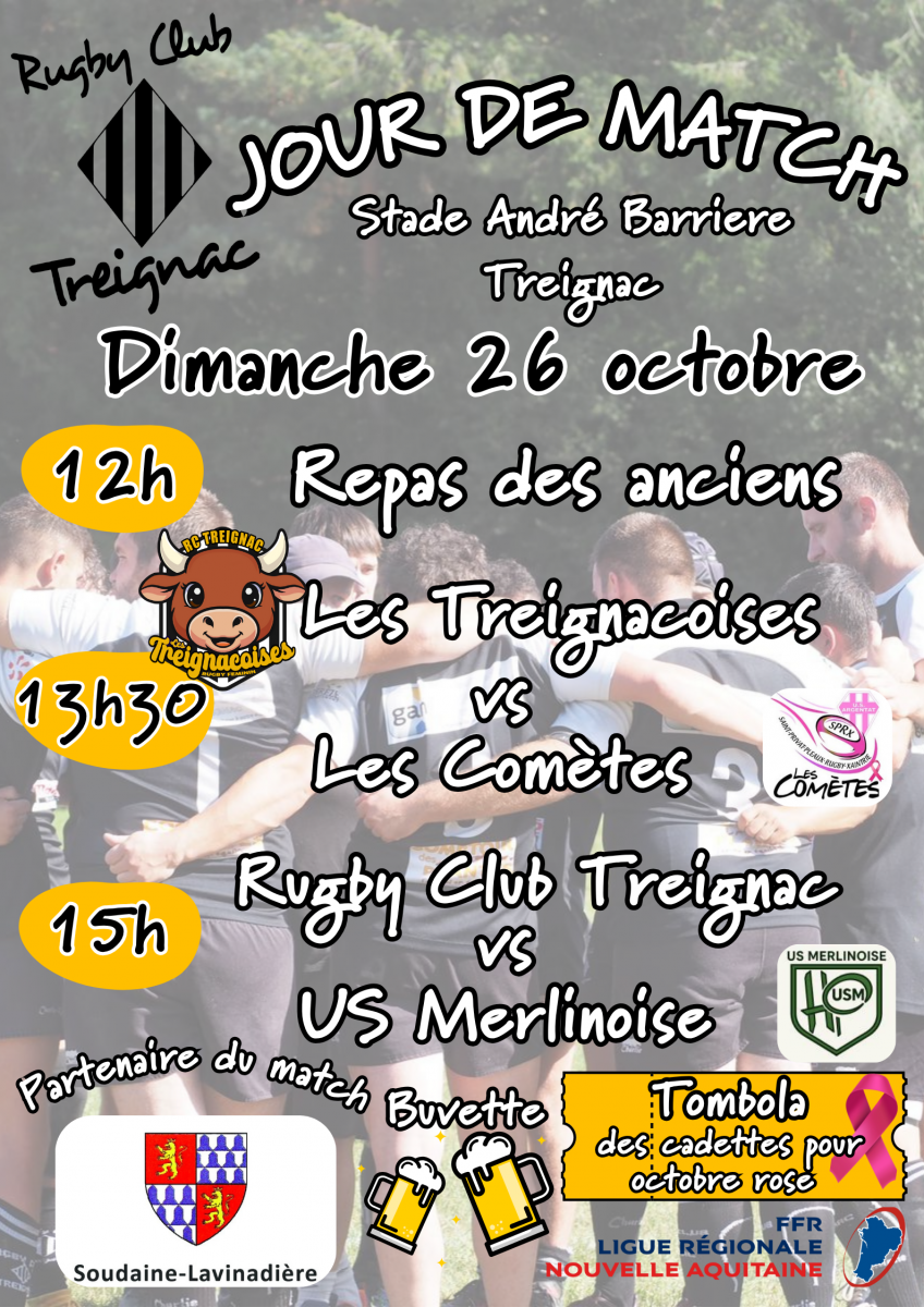 Rugby Club Treignac Jour de Match