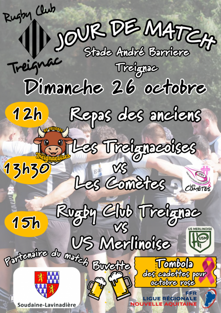 Rugby Club Treignac Jour de Match