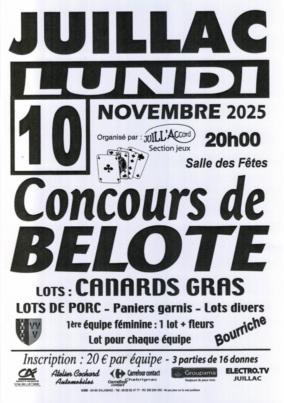 Concours de belote