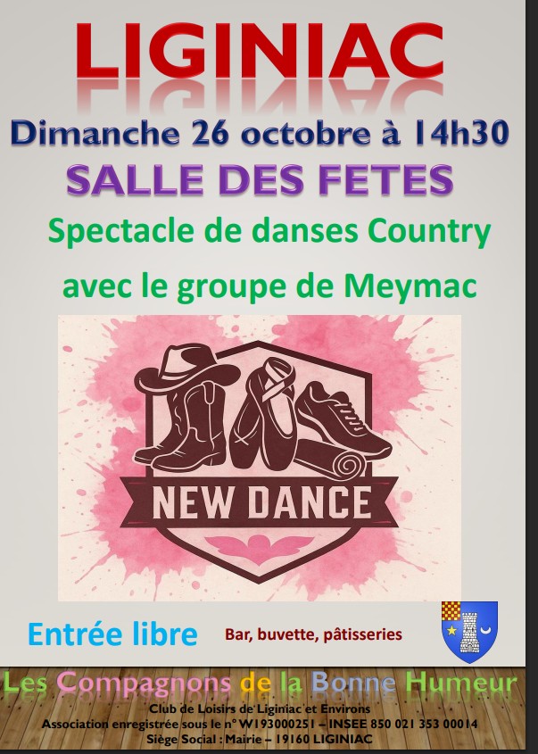 Spectacle de danses Country