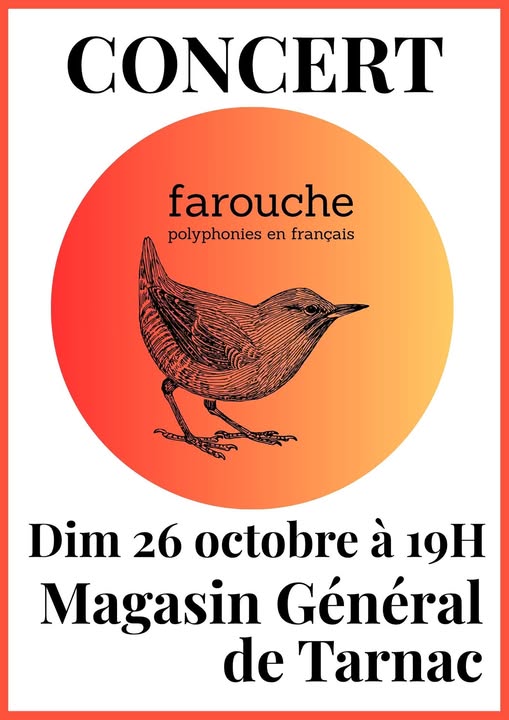 Farouche en concert au Magasin Général