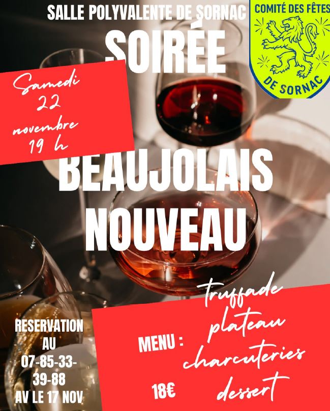 Soirée beaujolais nouveau