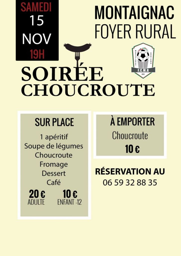 Soirée Choucroute