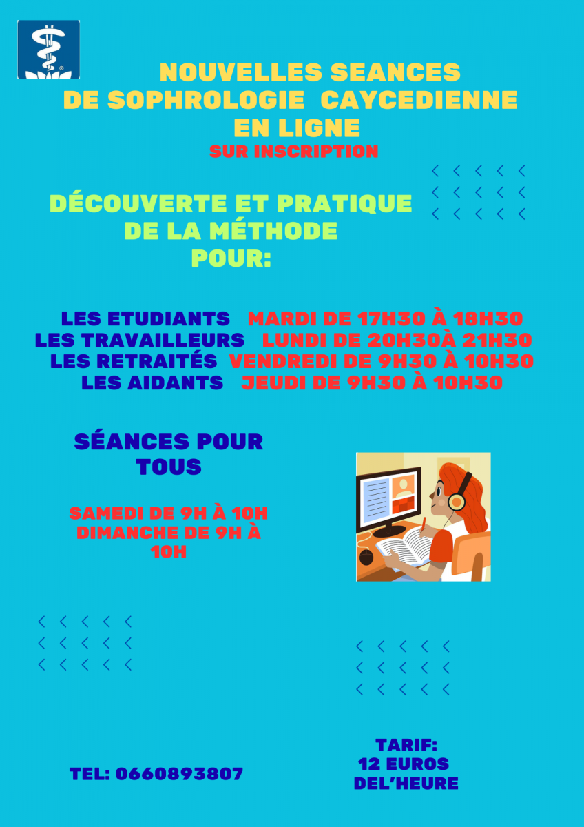 Séances de Sophrologie Caycédienne en ligne