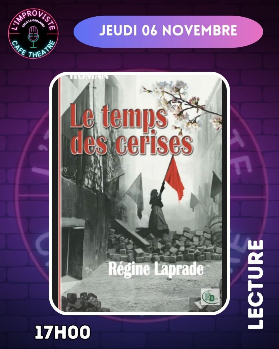 LECTURE – LE TEMPS DES CERISES – REGINE LAPRADE