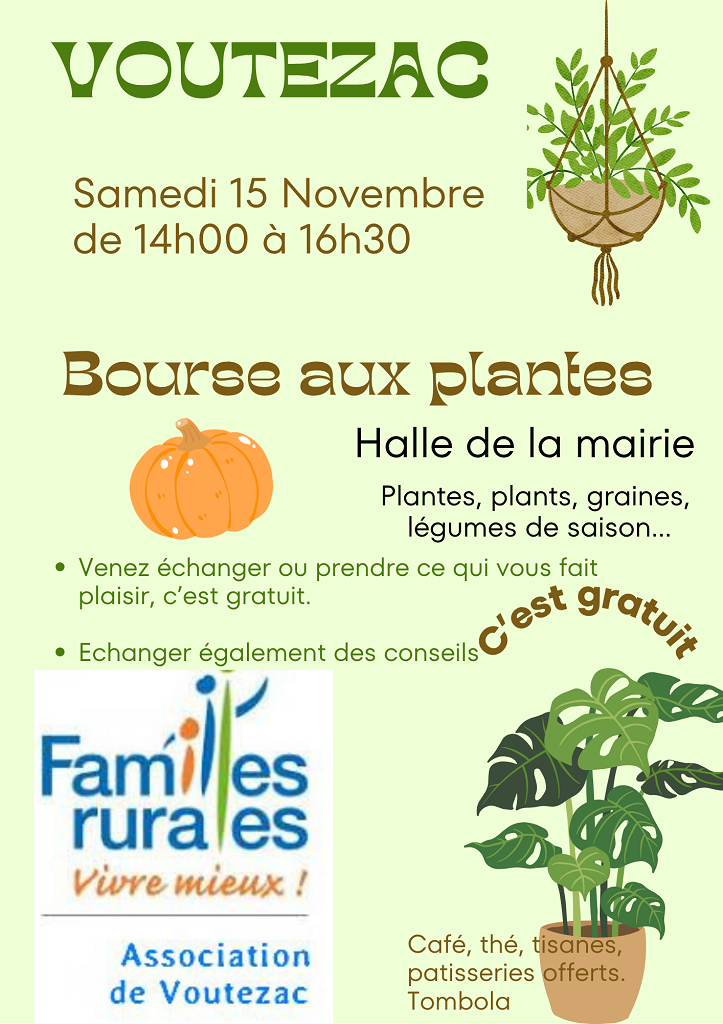 Bourse aux plantes