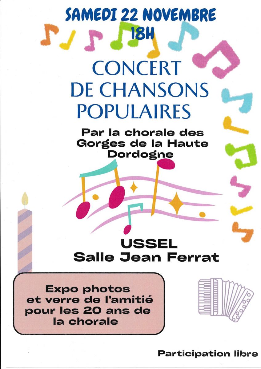Concert chorale des gorges de la Haute-Dordogne