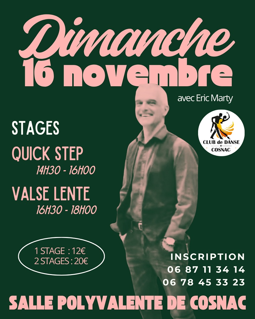 Stage de danse : Quickstep et valse lente