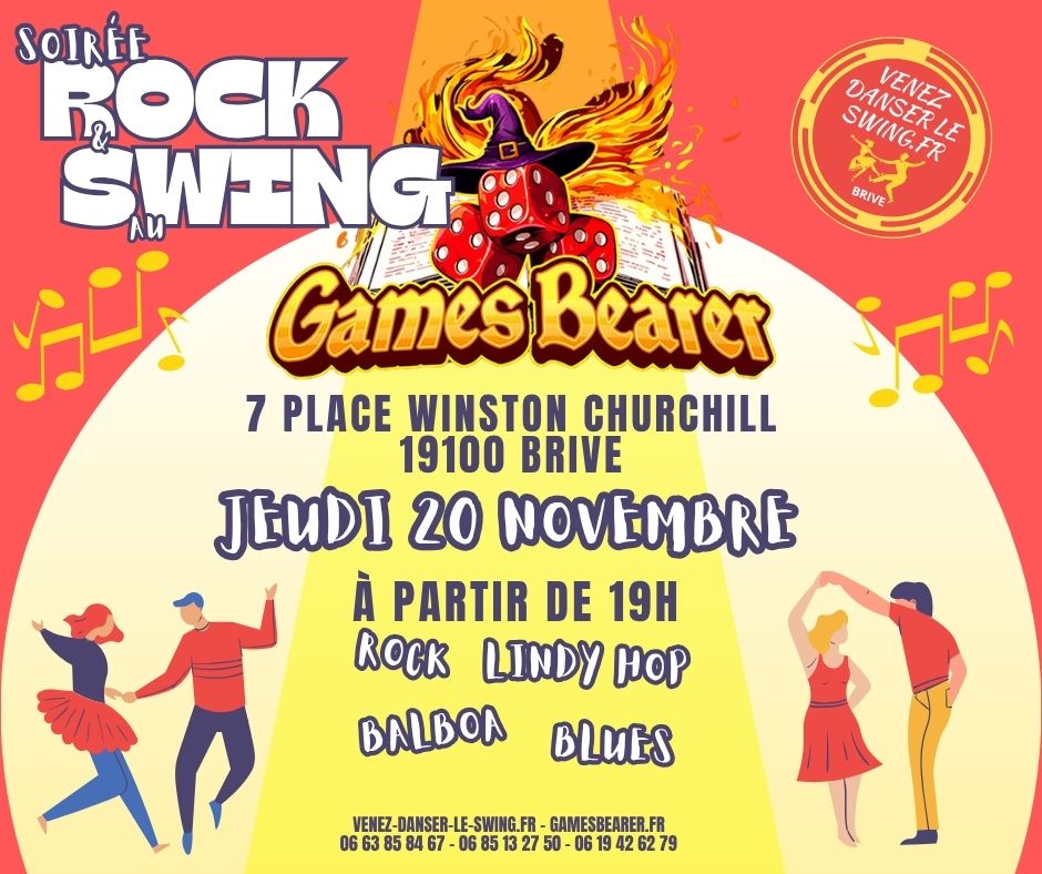 Soirée Rock & Swing au Game Bearer