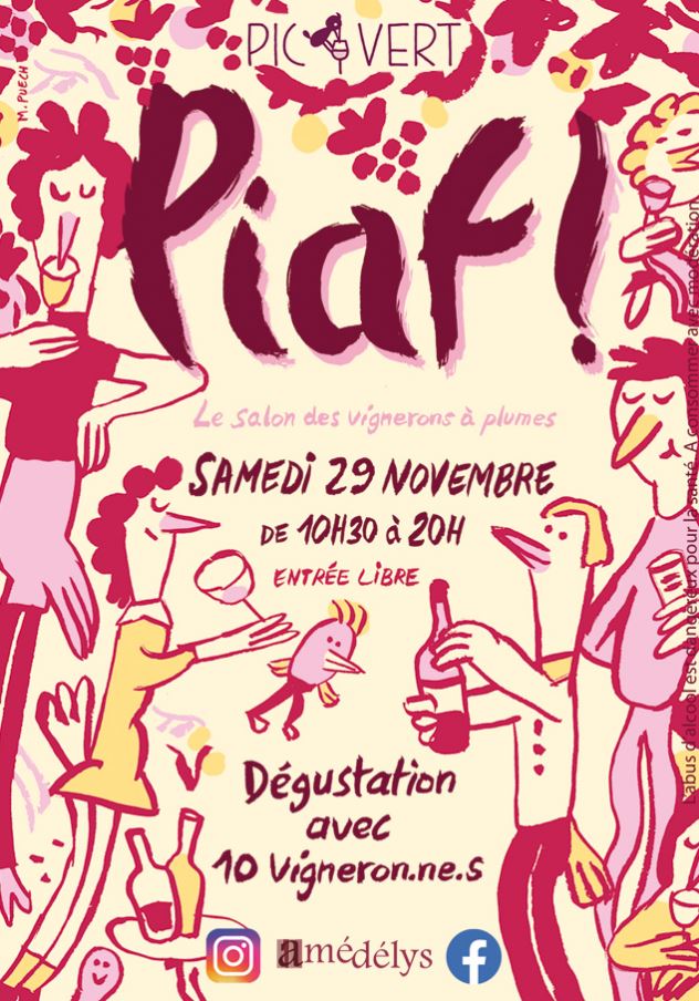 "Piaf ! Le Salon des Vignerons à Plumes
