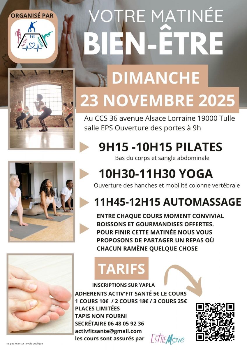 Votre matinée bien-être