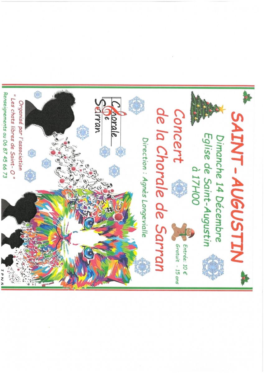 Concert de la chorale de Sarran