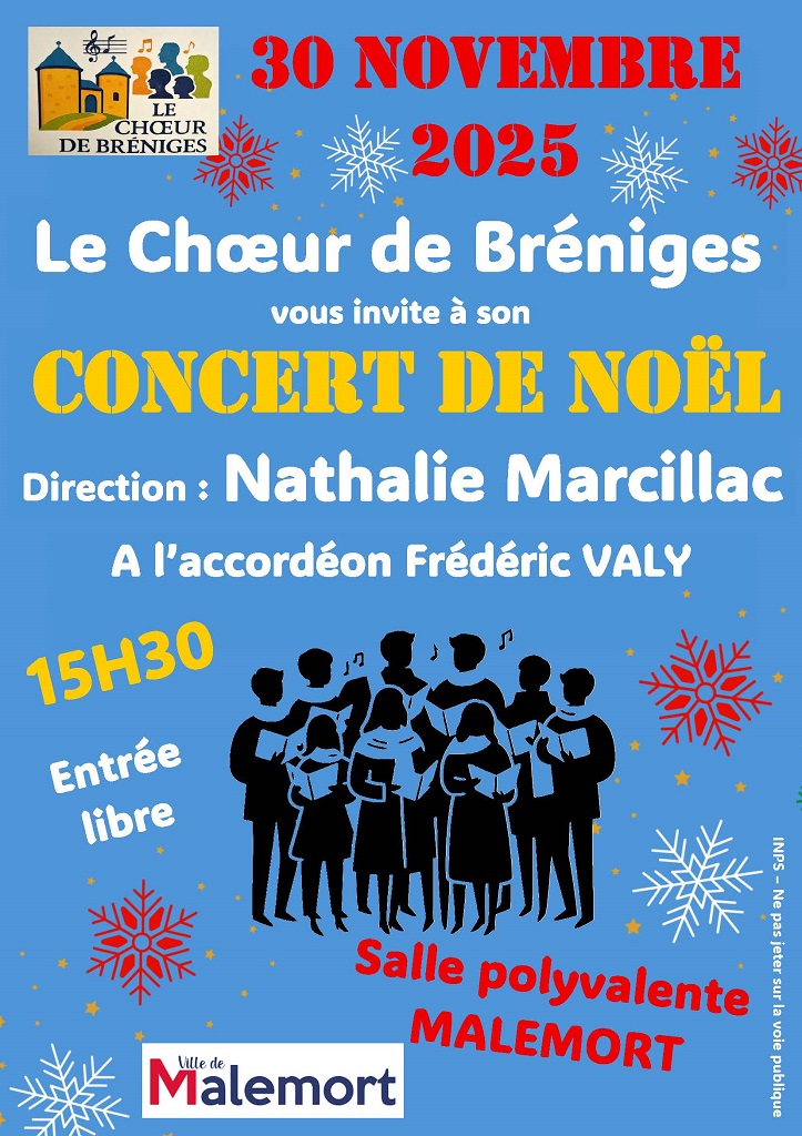 Concert de Noël avec le Choeur de Bréniges et  ...